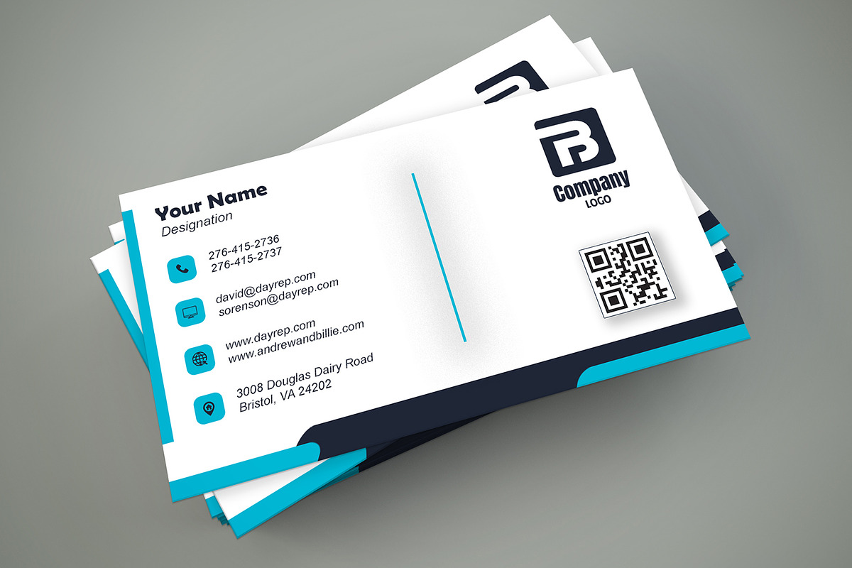 General Use Business Card PSD Template preview 6