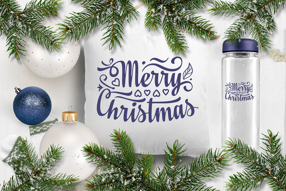 Christmas lettering svg, an Object Graphic by Zoya Miller (Photo 3 of 10)