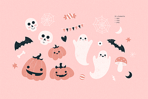 Cute Halloween Illustrations