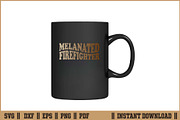 Black Melanated Firefighter SVG, an Illustration by Handy Arts Studio (Thumbnail 3 of 3)