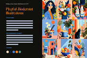 Playful Modernist Illustrations, a Decorative Illustration by Artimind Studio (Thumbnail 2 of 9)