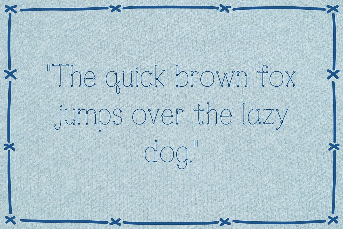 Needle Nest Font, a Handwritten Font by LivelyAutumn11.11 (Photo 4 of 5)