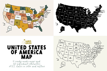 United States of America Map