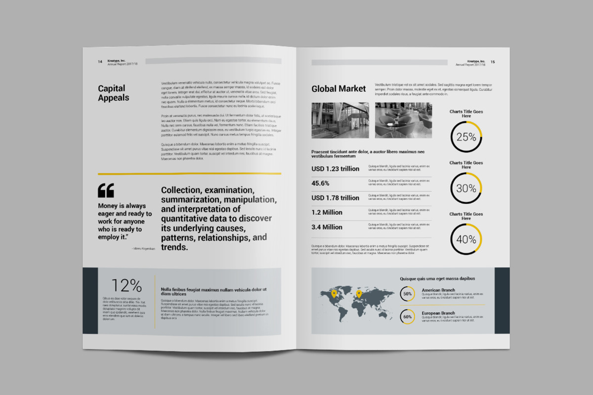 Kreatype Annual Report, a Brochure Template by Kreatype Studio (Photo 9 of 14)