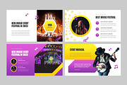 SOUNDRE - Music Festival Powerpoint, a Presentation Template by rgbryand (Thumbnail 3 of 9)