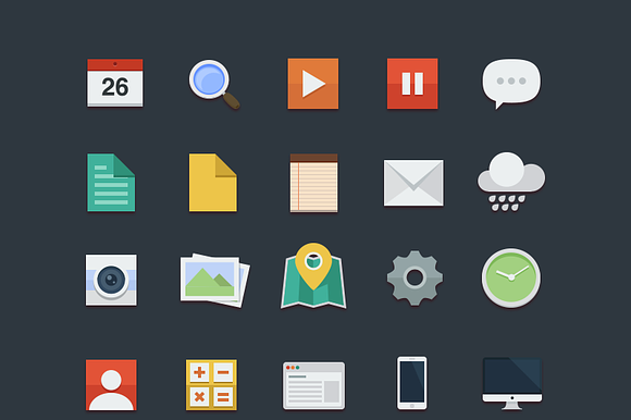 Flat Icons Set
