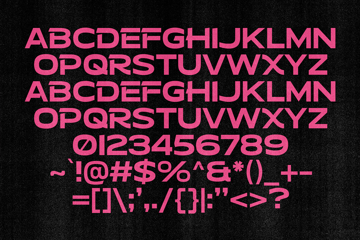 Begaron – Retro Futurism Fonts, a Sans Serif Font by Konstantine Studio (Photo 3 of 3)