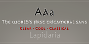 Lapidaria, a Sans Serif Font by Andreas Stötzner (Thumbnail 3 of 7)