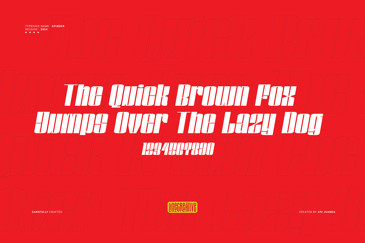 Spinde a typeface, a Sans Serif Font by Linecreative (Photo 6 of 10)