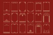 Christmas linear design elements, an Object Graphic by venimo (Thumbnail 3 of 12)