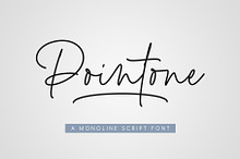 Pointone | Monoline Script