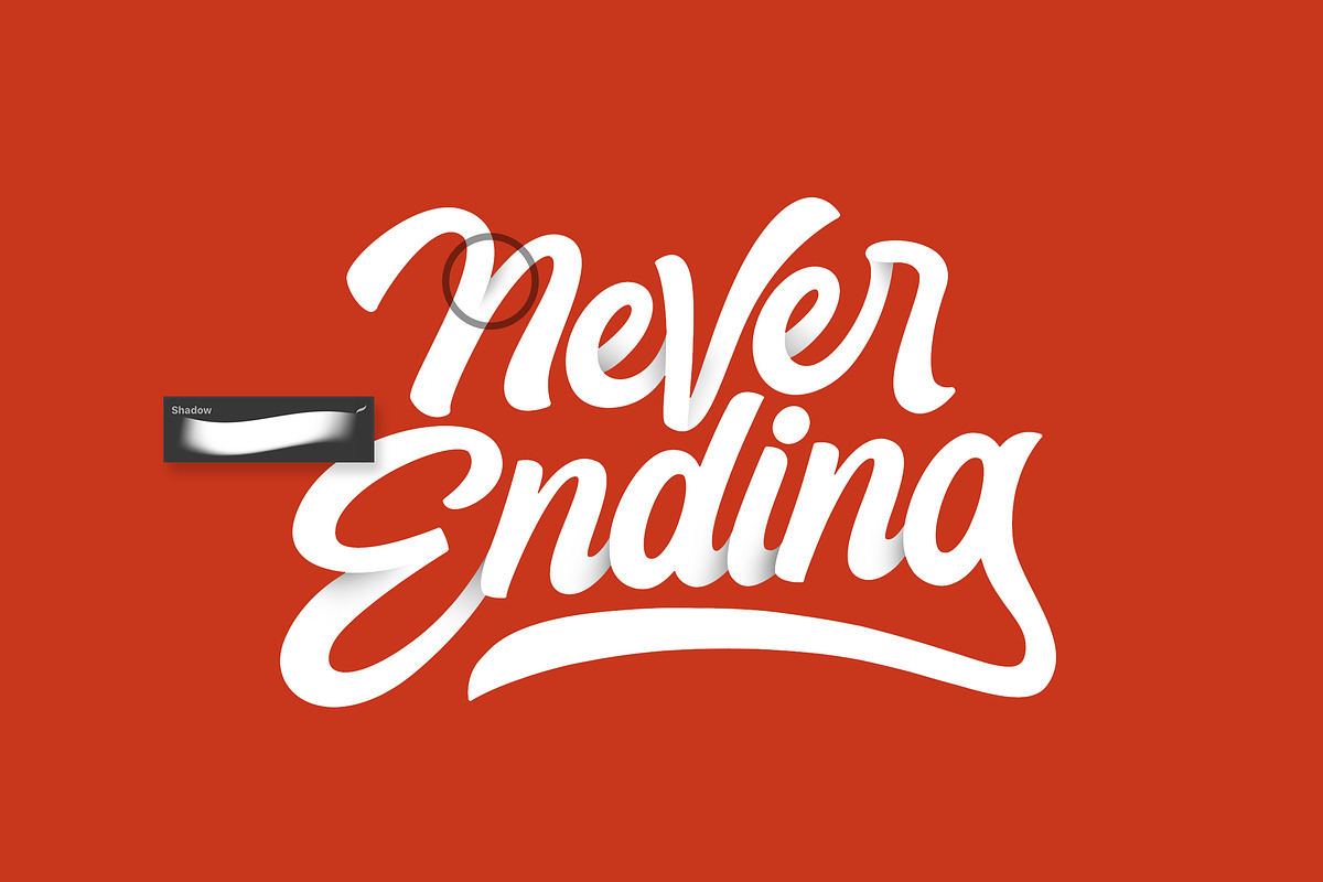 40+ Procreate Lettering Brushes, a Brush Add-On by Nurmiftah (Photo 7 of 18)