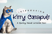 Kitty Catapult Font, a Sans Serif Font by A Little Smidge (Thumbnail 1 of 6)