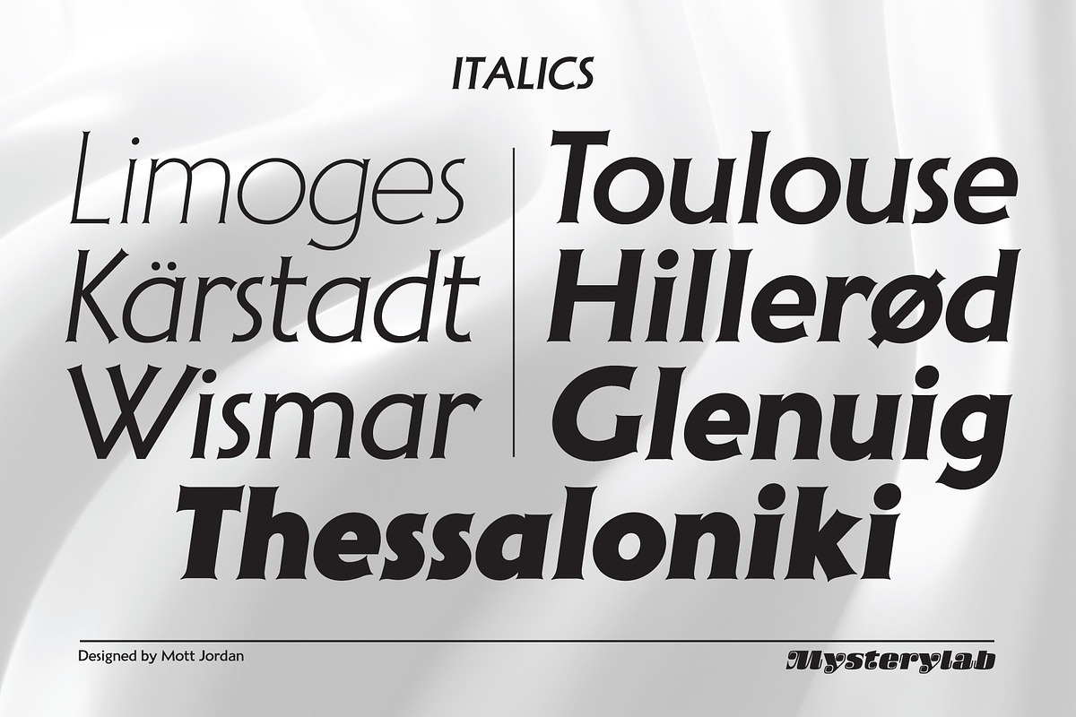Aerodyne Font Family, a Serif Font by Mysterylab Designs (Photo 5 of 9)