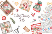 Watercolor Christmas Holidays, a Seasonal Illustration by MayaNavits (Thumbnail 11 of 16)