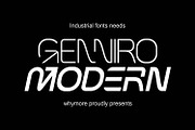 Genniro | Futuristic Sans Font, a Sans Serif Font by WhymoreArt (Thumbnail 2 of 10)