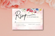 Wildflowers wedding invitation, an Invitation Template by Sania (Thumbnail 4 of 5)