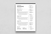 Resume Template, a Resume Template by DesignDevisers (Thumbnail 3 of 12)