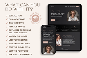 Squarespace Template Life Coach