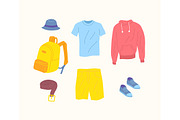 Men Capsule Wardrobe. Vector, an Object Graphic by Bigmouse_art (Thumbnail 2 of 2)