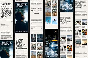 Mario - Photographer Landing Page