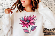 Whimsical spring wildflower clipart, an Illustration by SinaCreation (Thumbnail 8 of 11)