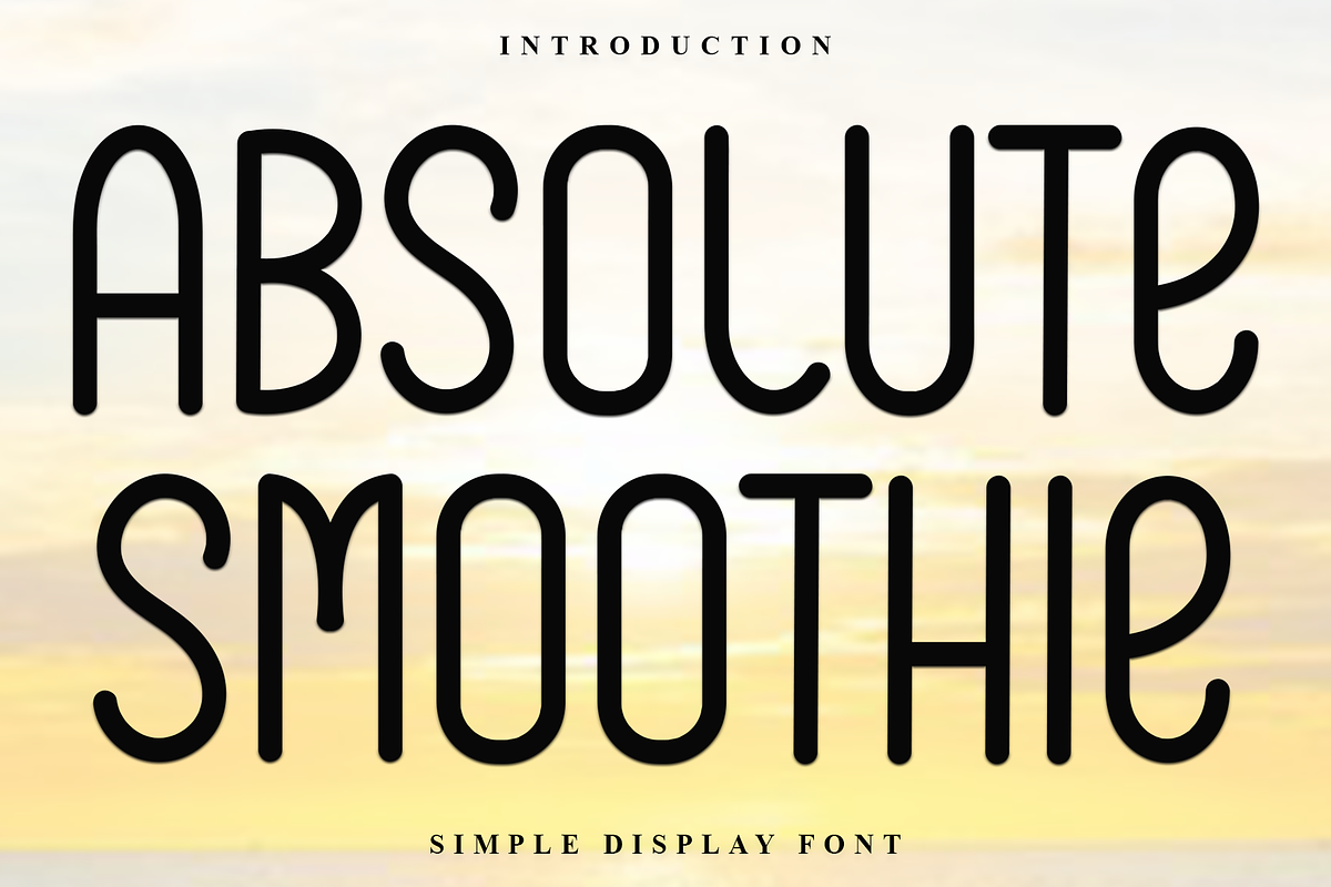Absolute Smoothie, a Sans Serif Font by FreshTypeINK (Photo 1 of 7)