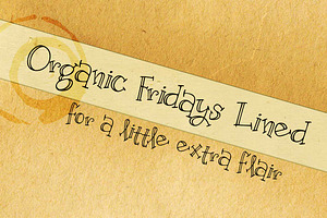 Organic Fridays Lined