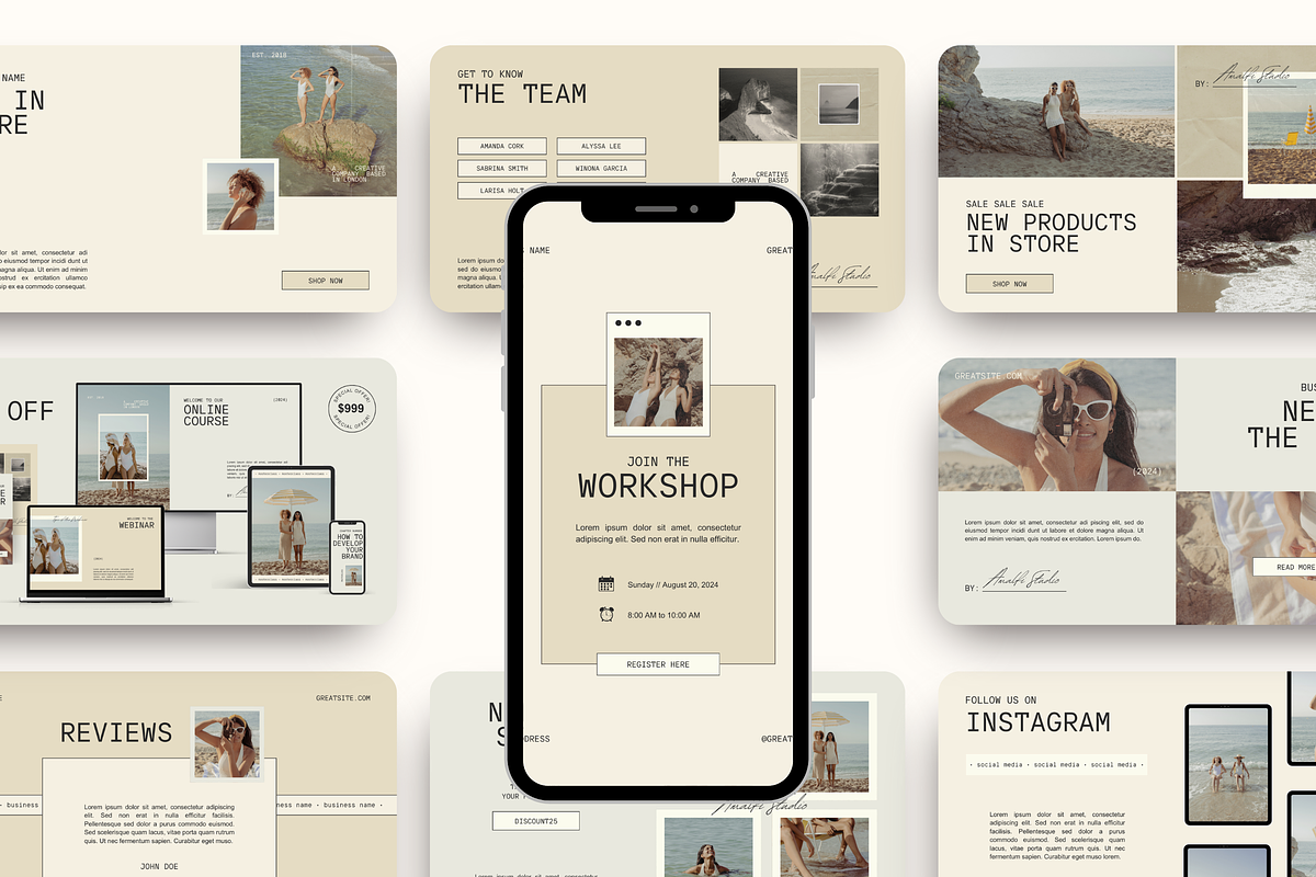 Email Marketing Newsletter Template, an Email Template by Branding Babe Co. (Photo 8 of 9)