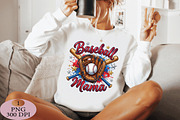 Baseball Mama Sublimation PNG, an Illustration by Daily.Designs (Thumbnail 5 of 5)