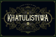 Khatulistiwa, a Font by the-sastra (Thumbnail 1 of 5)
