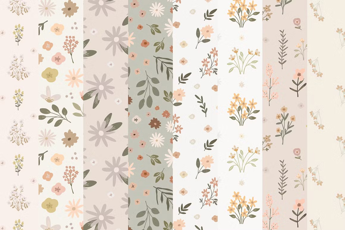 4 in 1 Pattern Bundle - 64 Patterns, a Pattern Graphic by Emilie Cliche (Photo 5 of 34)