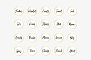Gold Instagram Highlights Canva, a Graphic by DeeBeeDesign (Thumbnail 3 of 7)