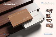 Stack Business Card Mockup, an Advertising Mockup by My Code Std (Thumbnail 1 of 5)