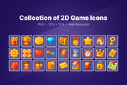 Collection of 2D Game Icons, a Solid Icon by CodeOrbit-Designs (Thumbnail 2 of 2)