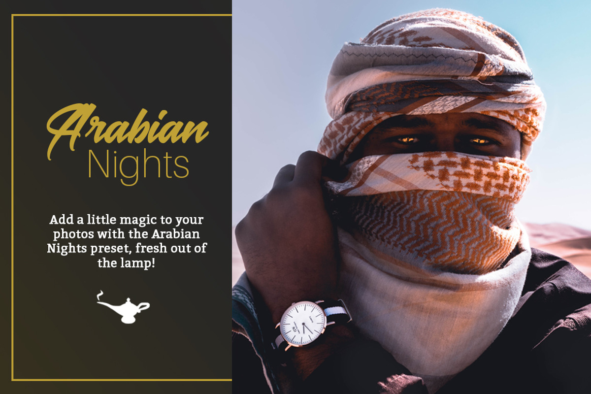 Arabian Nights - Lightroom Preset, a Plug-in Add-On by ELITE ARTISTS (Photo 2 of 5)