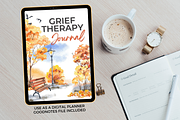 Grief Therapy Journal - Printable, a Stationery Template by Jennifer Magri Templates (Thumbnail 8 of 8)