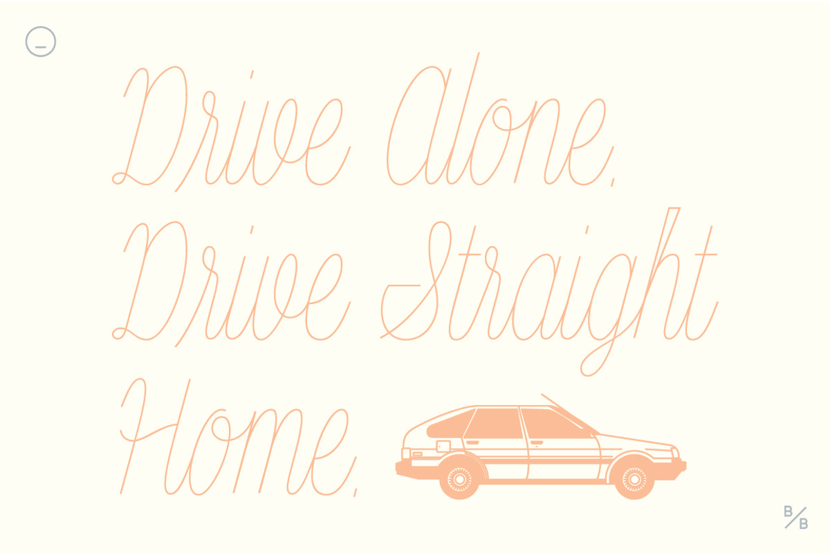 Quatre, a Script Font by Blank Is The New Black (Photo 9 of 9)