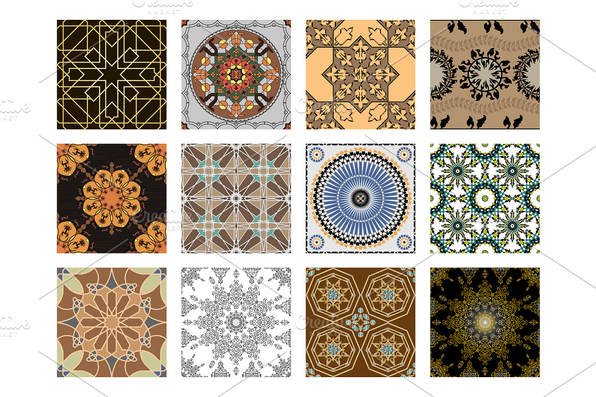 Moroccan and geometry 70 seamless, a Pattern Graphic by Big Bundles Shop (Photo 2 of 7)