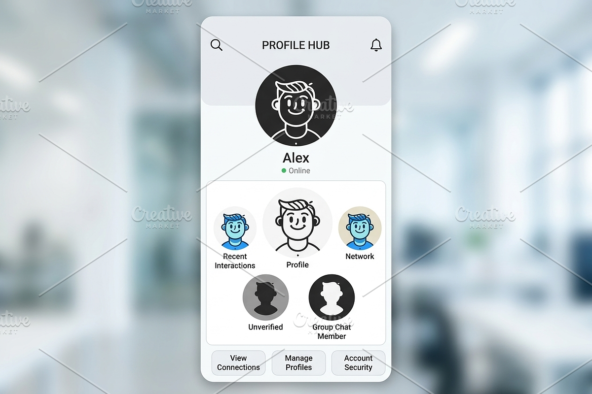74 Bold Line Art User Avatar Pack, an Outline Icon by Aura Canyon HQ (Photo 2 of 10)