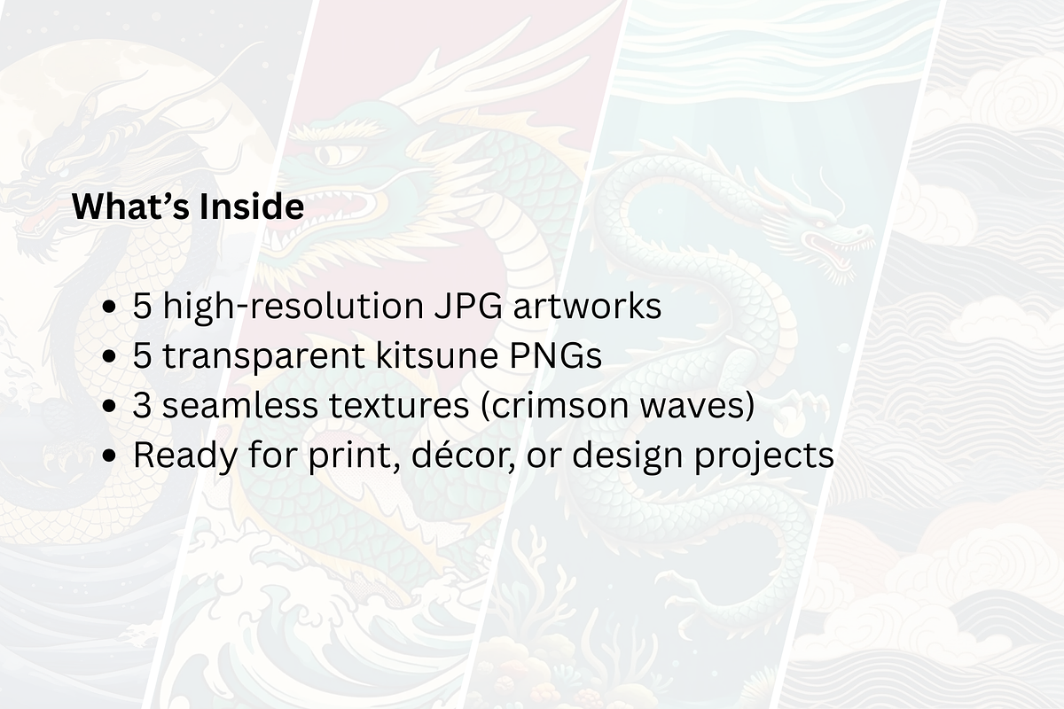 Japanese Mythology Bundle – Kitsune, an Illustration by Vandy Fullum (Photo 4 of 12)