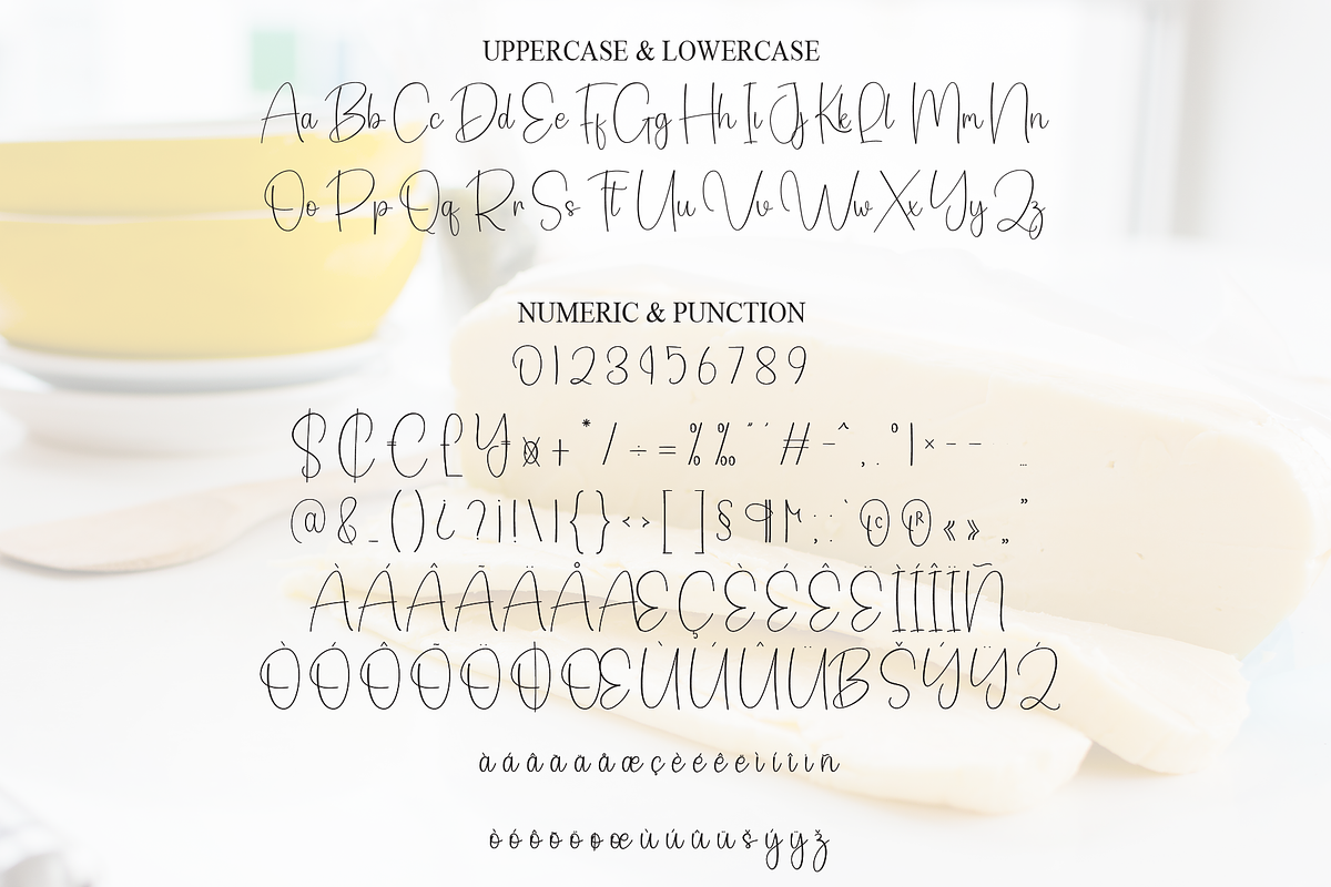 Butter Authentic | Script Font, a Handwritten Font by Scratchones (Photo 7 of 9)