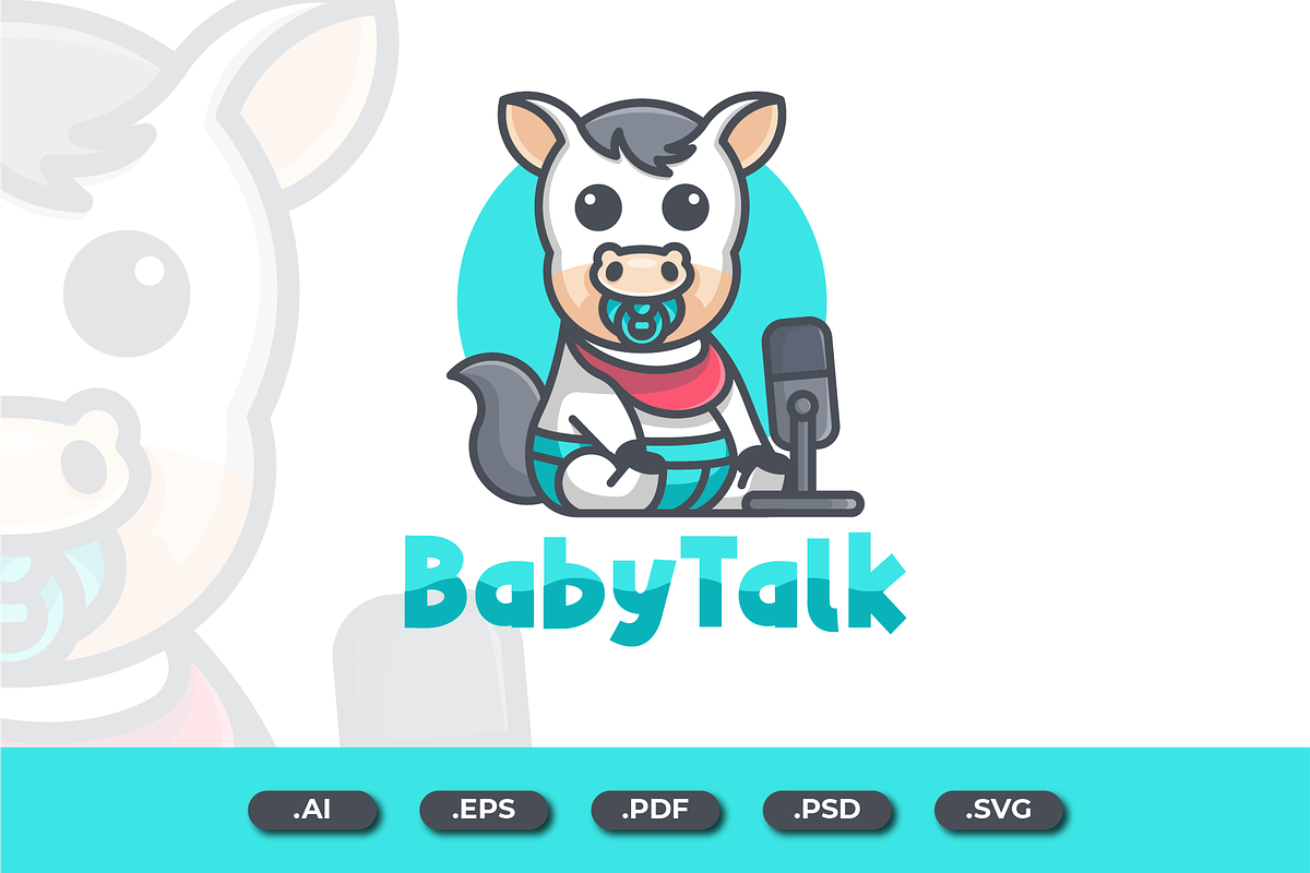 baby talk logo, a Branding & Logo Template by Andhnd Studio