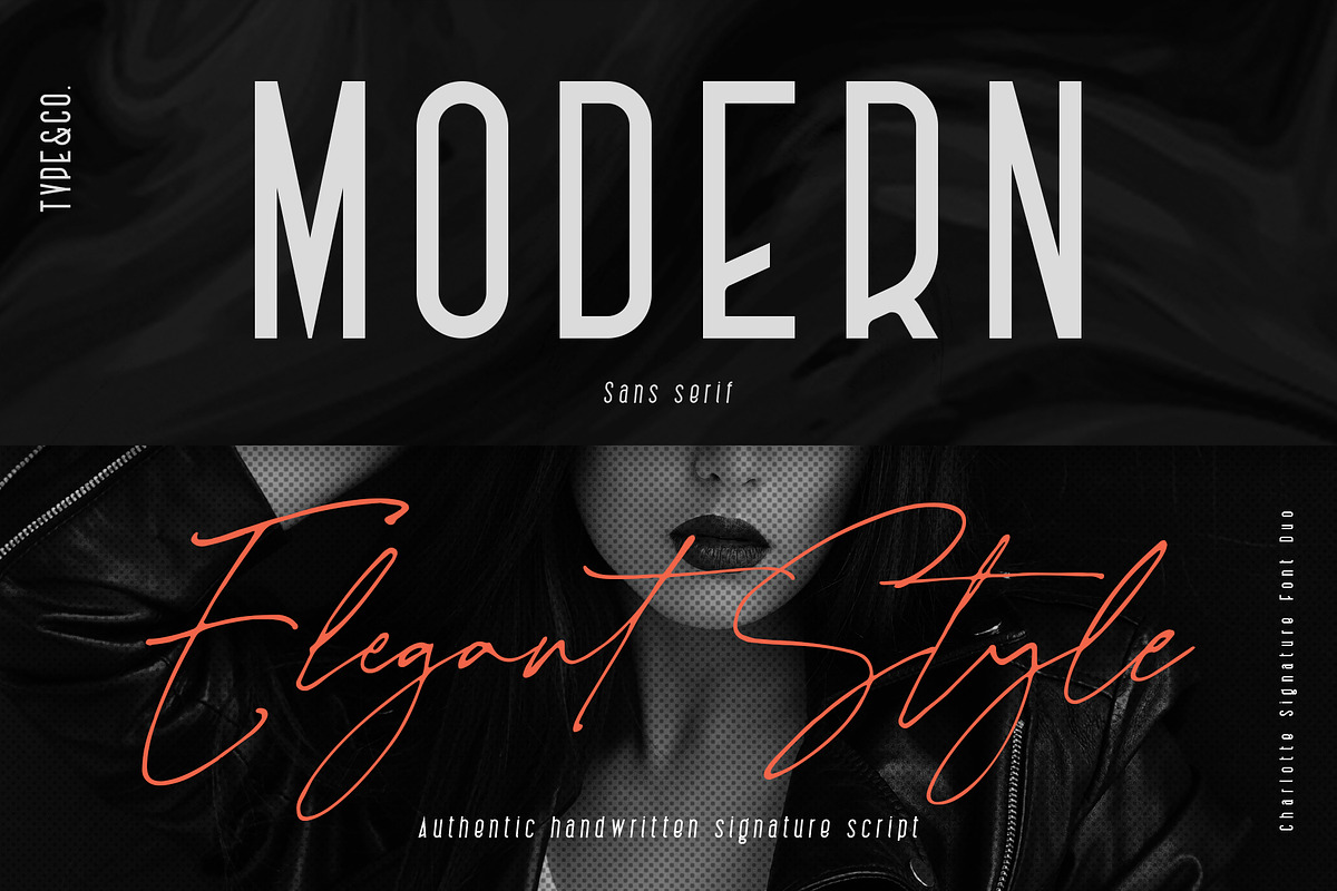 Charlotte Signature Font Duo, a Script Font by Type and Co. (Photo 4 of 18)