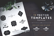 Vintage Logo Kit PRO, a Branding & Logo Template by Vintage Type Company (Thumbnail 6 of 9)