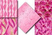 Glitzy Pink Pattern, an Illustration by DreamPrint404 (Thumbnail 2 of 5)