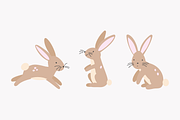 Easter Graphics – Bunnies, Lettering, a Seasonal Illustration by Tove Malm Studio (Thumbnail 2 of 9)