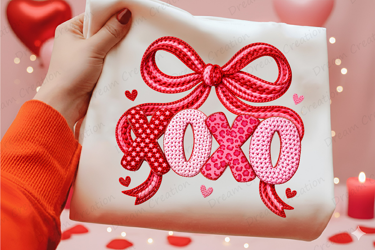 Xoxo Coquette Bow Valentine Png, an Illustration by Dream Creation (Photo 4 of 4)