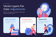 Time Management Illustration Art Set, a Work Illustration by Creative Stall (Thumbnail 2 of 10)