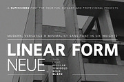 Linear Form Neue | A Sans Serif Font, a Sans Serif Font by Supersimbo © (Thumbnail 1 of 11)
